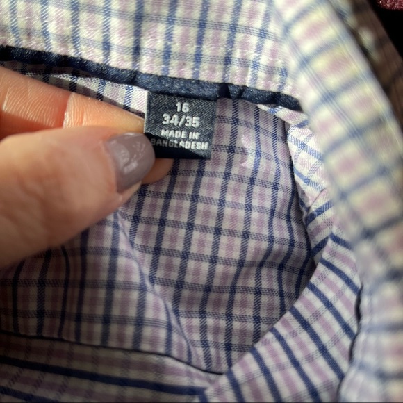 Men's Tommy Hilfiger Slim Fit Dress Shirt 16 - Picture 5 of 5